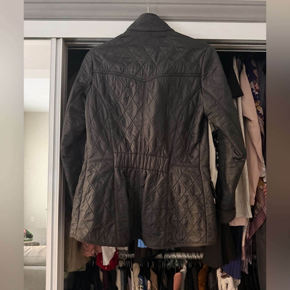 Barbour Black Quilted Utility Jacket - Picture 4 of 6